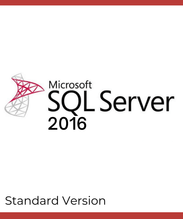 Microsoft SQL Server 2016 Standard Microsoft SQL Server 2016 Standard